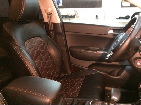 Каркасные авточехлы на KIA Sportage 4 Каркасные авточехлы на KIA Sportage 4