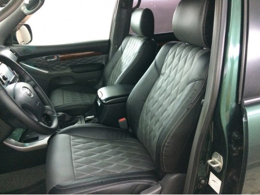 Каркасные авточехлы на Toyota Land Cruiser Prado 120 Каркасные авточехлы на Toyota Land Cruiser Prado 120