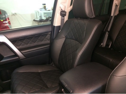 Каркасные авточехлы на Toyota Land Cruiser Prado 150